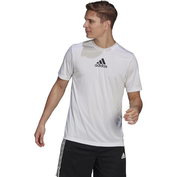 adidas Other - adidas Men's XL Primeblue Designed 2 Move 3-Stripes Tee, White